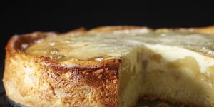 Photo de la Recette: Gâteau au Yogourt et à la Poire