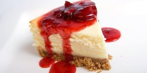 Photo de la Recette: Cheesecake et Sauce Balsamique aux Fraises