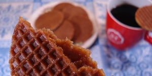 Photo de la Recette: Gaufres au caramel (Stroopwafels)