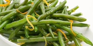 Photo de la Recette: HARICOTS VERTS ESTRAGON ET AGRUMES