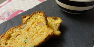 Photo de la Recette: Le Cake aux Carottes et au Jambon