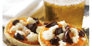 Petites Pizzas Grecques