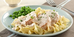 Photo de la Recette: Médaillons de Porc Alfredo