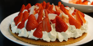 Photo de la Recette: Maxi Sablé au Citron façon Tarte aux Fraises