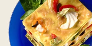 Photo de la Recette: Millefeuille de Lasagnes all'Uovo avec Sériole