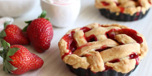 Photo de la Recette: Mini Pies aux Fraises