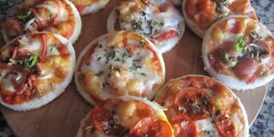 Mini Pizza Péperoni et Mozarella