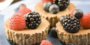 Photo de la Recette: Petits Gâteaux Choco-Fromage à L'Espresso