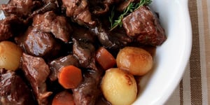 Photo de la Recette: Mon Bœuf Bourguignon Maison