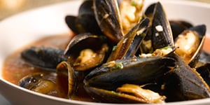 Photo de la Recette: Moules Méditerranéennes