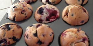 Photo de la Recette: Muffin Explosion de Fruit Style Tim Hortons