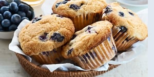 Photo de la Recette: Muffins aux Bleuets et Babeurre sans Gluten