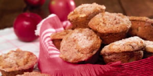 Photo de la Recette: Muffins aux Pommes et Fromage
