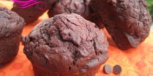 Photo de la Recette: Muffins au Chocolat, Betterave et Orange