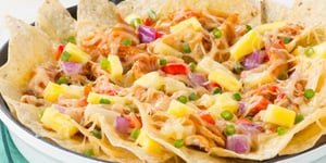 Photo de la Recette: Nachos Hawaïens Cuits au Four