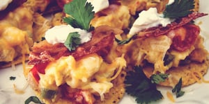 Photo de la Recette: Nachos au Bacon et Fromage en Grain