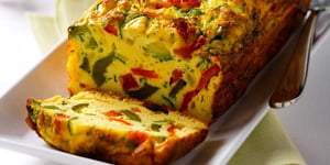 Photo de la Recette: Omelette aux Légumes en Terrine
