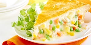 Photo de la Recette: PÂTÉ AU POULET ET LÉGUMES