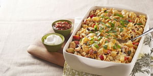 Photo de la Recette: Pâtes au Poulet au Four à la Mexicaine