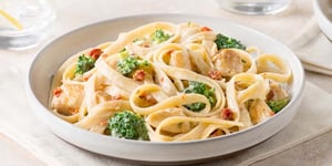 Photo de la Recette: Pâtes avec Poulet et Brocoli