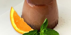 Photo de la Recette: PANNA COTTA CHOCO-ORANGE