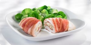 Photo de la Recette: Poitrine de Poulet Farcie au Bacon Basilic et Trois Fromage