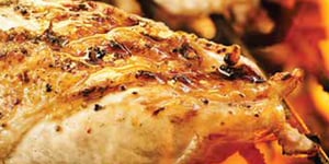 Photo de la Recette: POITRINES DE POULET AU MIEL ET AU BRIE