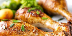 Photo de la Recette: POULET AU FOUR AVEC LÉGUMES