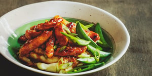 Photo de la Recette: Poulet au Gingembre et au Sirop D'érable