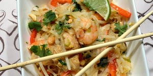 Photo de la Recette: Pad Thaï Authentique au Poulet et aux Crevettes