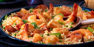 Photo de la Recette: Paella au Poulet Facile à Faire