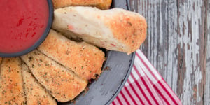 Photo de la Recette: Pain Brioché à la Pizza