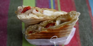Photo de la Recette: Panini au Poulet, à la Mozzarella et au Pesto Citronné