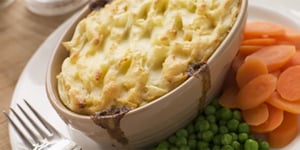 Photo de la Recette: Parmentier de Dinde Rôtie et de Champignons