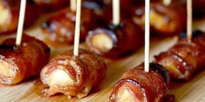 Petites Bouchées de Poulet au Bacon à la Sriracha