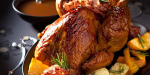 Photo de la Recette: Pintade Laquée