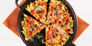 Photo de la Recette: Pizza de Type Macaroni au Fromage