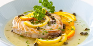 Photo de la Recette: Poisson aux Agrumes et Câpres