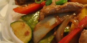 Porc Sauté aux Légumes