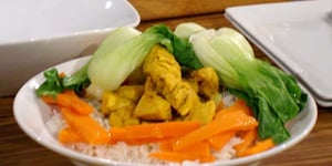 Photo de la Recette: Poulet à la Noix de Coco et au Curcuma