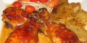 POULET À L'OIGNON BBQ