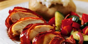Photo de la Recette: Poulet Barbecue au Bacon