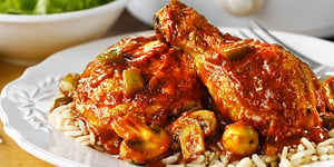 Photo de la Recette: Poulet Cacciatore Cuit à la Mijoteuse