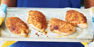 Photo de la Recette: Poulet en Croûte de Parmesan