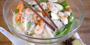 Photo de la Recette: Soupe-repas Tonkinoise Asiatique