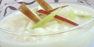 Photo de la Recette: POUDING AU RIZ CAMEMBERT D'ICI ET SON CARAMEL À L’ANIS