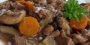 Photo de la Recette: Bœuf Bourguignon (mijoteuse)