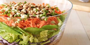 Photo de la Recette: Salade Étagée à l'orientale