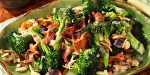 Salade Crémeuse au Bacon et au Brocoli