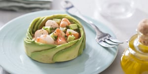 Photo de la Recette: Salade D'avocat et Crevettes